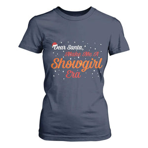 Santa Girls Christmas T Shirt For Women Funny Trendy Quote TS14 Navy Print Your Wear