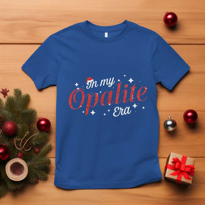 Santa Opalite Christmas T Shirt TS14 Royal Blue Print Your Wear