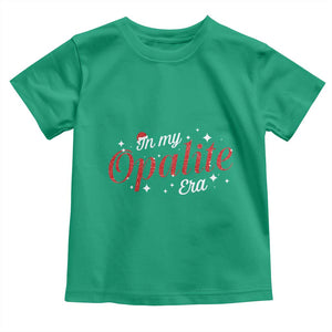Santa Opalite Christmas Toddler T Shirt TS14 Irish Green Print Your Wear