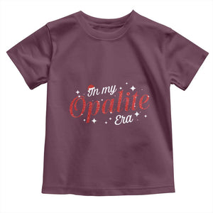 Santa Opalite Christmas Toddler T Shirt TS14 Maroon Print Your Wear