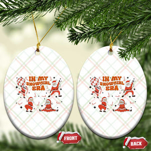 Funny Santa Girl Christmas Ceramic Ornament TS14 Print Your Wear