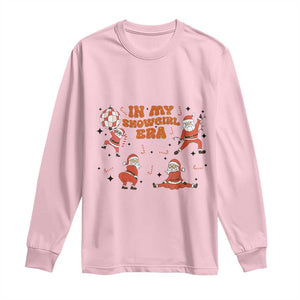 Funny Santa Girl Christmas Long Sleeve Shirt TS14 Light Pink Print Your Wear