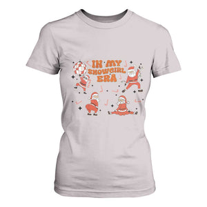 Funny Santa Girl Christmas T Shirt For Women TS14 Ice Gray Print Your Wear