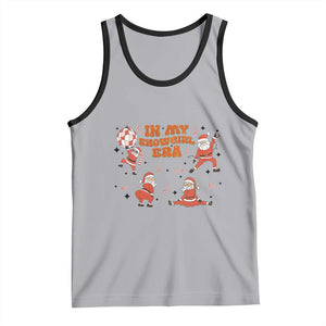 Funny Santa Girl Christmas Tank Top TS14 Athletic Heather Black Print Your Wear