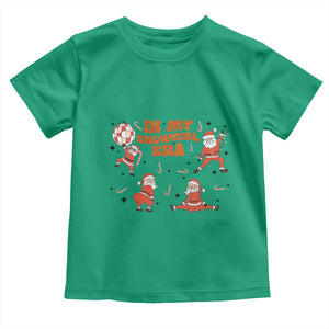 Funny Santa Girl Christmas Toddler T Shirt TS14 Irish Green Print Your Wear