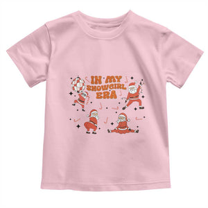 Funny Santa Girl Christmas Toddler T Shirt TS14 Light Pink Print Your Wear