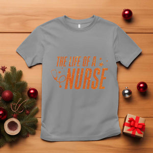 Funny Nurse Christmas T Shirt The Life Of A Nurse TS14 Sport Gray Print Your Wear