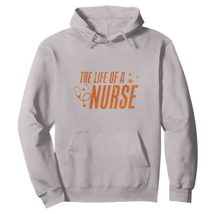 Funny Nurse Christmas Hoodie The Life Of A Nurse TS14 Ice Gray Print Your Wear