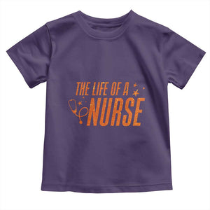 Funny Nurse Christmas Toddler T Shirt The Life Of A Nurse TS14 Purple Print Your Wear