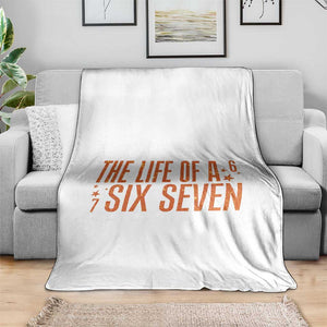 67 Six Seven Meme Throw Blanket TS14 Print Your Wear