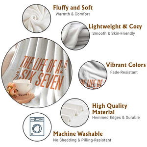 67 Six Seven Meme Throw Blanket TS14 Print Your Wear