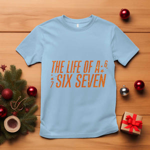 67 Six Seven Meme T Shirt TS14 Light Blue Print Your Wear