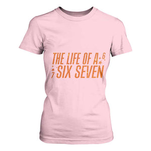 67 Six Seven Meme T Shirt For Women TS14 Light Pink Print Your Wear