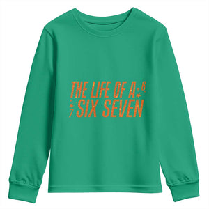 67 Six Seven Meme Youth Sweatshirt TS14 Irish Green Print Your Wear