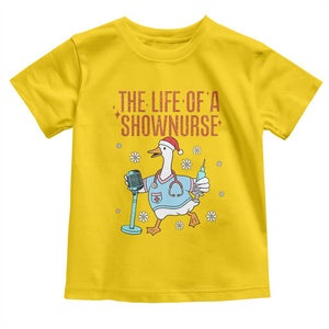 Funny Goose Nurse Christmas Toddler T Shirt The Life Of A Shownurrse TS14 Daisy Print Your Wear