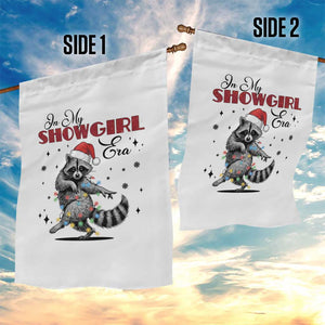 Funny Raccoon Christmas Garden Flag In My Costume Era Xmas TS14 Print Your Wear