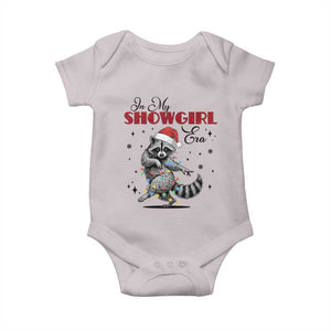 Funny Raccoon Christmas Baby Onesie In My Costume Era Xmas TS14 Ice Gray Print Your Wear