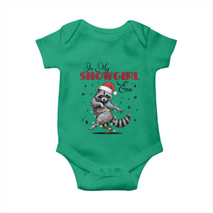 Funny Raccoon Christmas Baby Onesie In My Costume Era Xmas TS14 Irish Green Print Your Wear