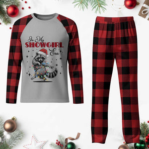 Funny Raccoon Christmas Plaid Pajama Set In My Costume Era Xmas TS14 Buffalo Plaid Print Your Wear
