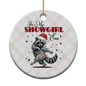 Funny Raccoon Christmas Ceramic Ornament In My Costume Era Xmas TS14 1pc Christmas Plaid Print Your Wear