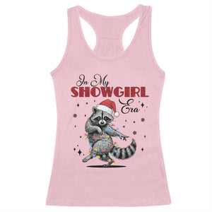 Funny Raccoon Christmas Racerback Tank Top In My Costume Era Xmas TS14 Light Pink Print Your Wear