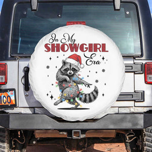 Funny Raccoon Christmas Spare Tire Cover In My Costume Era Xmas TS14 No hole White Print Your Wear