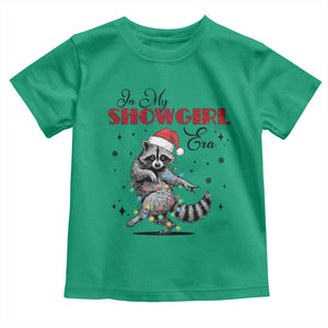 Funny Raccoon Christmas Toddler T Shirt In My Costume Era Xmas TS14 Irish Green Print Your Wear