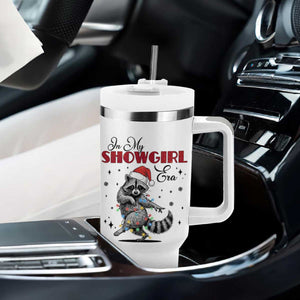 Funny Raccoon Christmas Tumbler With Handle In My Costume Era Xmas TS14 Print Your Wear