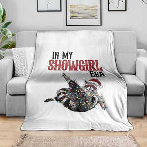 Funny Raccoon Christmas Throw Blanket In My Costume Era TS14 Print Your Wear