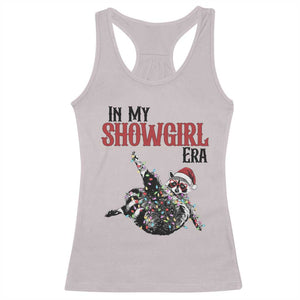 Funny Raccoon Christmas Racerback Tank Top In My Costume Era TS14 Ice Gray Print Your Wear