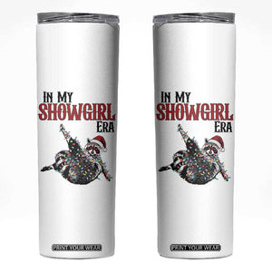 Funny Raccoon Christmas Skinny Tumbler In My Costume Era TS14 White Print Your Wear