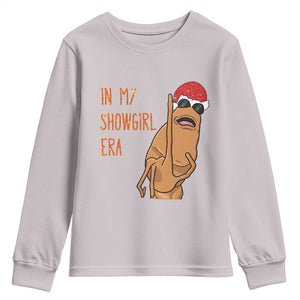 Marcus The Worm Christmas Meme Youth Sweatshirt In My Costume Era TS14 Ice Gray Print Your Wear