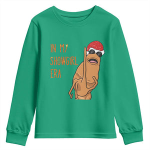 Marcus The Worm Christmas Meme Youth Sweatshirt In My Costume Era TS14 Irish Green Print Your Wear