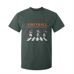 Football Is My Favorite Season T Shirt For Kid Funny Football Lover TS14 Dark Forest Green Print Your Wear