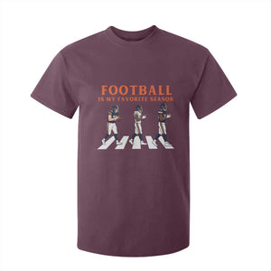 Football Is My Favorite Season T Shirt For Kid Funny Football Lover TS14 Maroon Print Your Wear