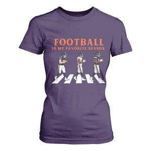 Football Is My Favorite Season T Shirt For Women Funny Football Lover TS14 Purple Print Your Wear