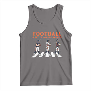 Football Is My Favorite Season Tank Top Funny Football Lover TS14 Deep Heather Print Your Wear