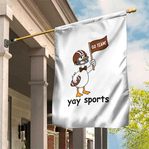 Silly Goose Football Garden Flag Yays Sport TS14 Print Your Wear