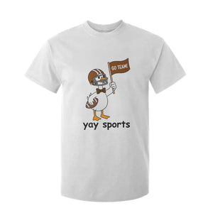 Silly Goose Football T Shirt For Kid Yays Sport TS14 White Print Your Wear