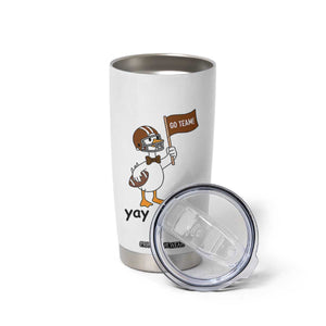 Silly Goose Football Tumbler Cup Yays Sport TS14 Print Your Wear