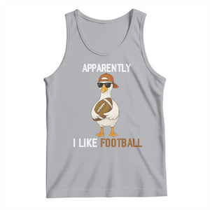 Funny Goose Football Tank Top Apparently I Like Football TS14 Athletic Heather Print Your Wear