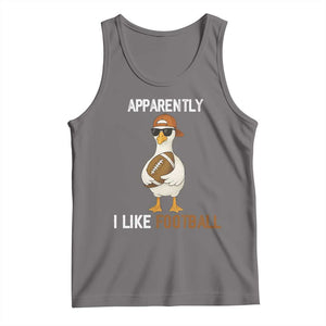 Funny Goose Football Tank Top Apparently I Like Football TS14 Deep Heather Print Your Wear