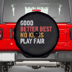 Good Better Best Chicago Pro Football Mantra Spare Tire Cover No Kings Protest Stop Sign TS14 Black Print Your Wear