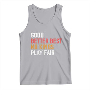 Good Better Best Chicago Pro Football Mantra Tank Top No Kings Protest Stop Sign TS14 Athletic Heather Print Your Wear