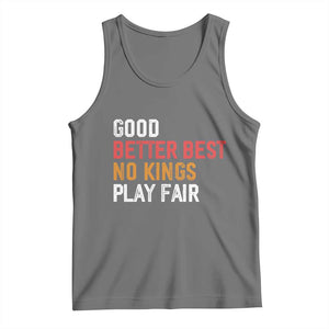 Good Better Best Chicago Pro Football Mantra Tank Top No Kings Protest Stop Sign TS14 Black Heather Print Your Wear