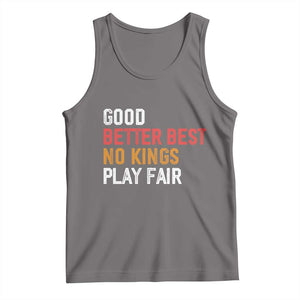 Good Better Best Chicago Pro Football Mantra Tank Top No Kings Protest Stop Sign TS14 Deep Heather Print Your Wear