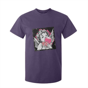 Funny 67 Valentines T Shirt For Kid Cupid Playing Cards Six Seven TS14 Purple Print Your Wear