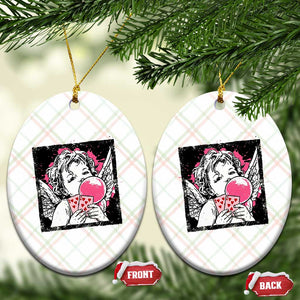 Funny 67 Valentines Ceramic Ornament Cupid Playing Cards Six Seven TS14 Print Your Wear