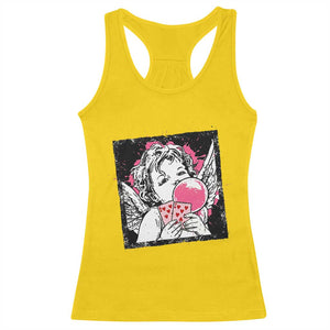 Funny 67 Valentines Racerback Tank Top Cupid Playing Cards Six Seven TS14 Daisy Print Your Wear