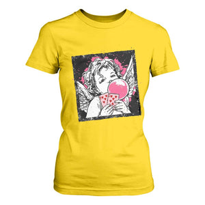 Funny 67 Valentines T Shirt For Women Cupid Playing Cards Six Seven TS14 Daisy Print Your Wear